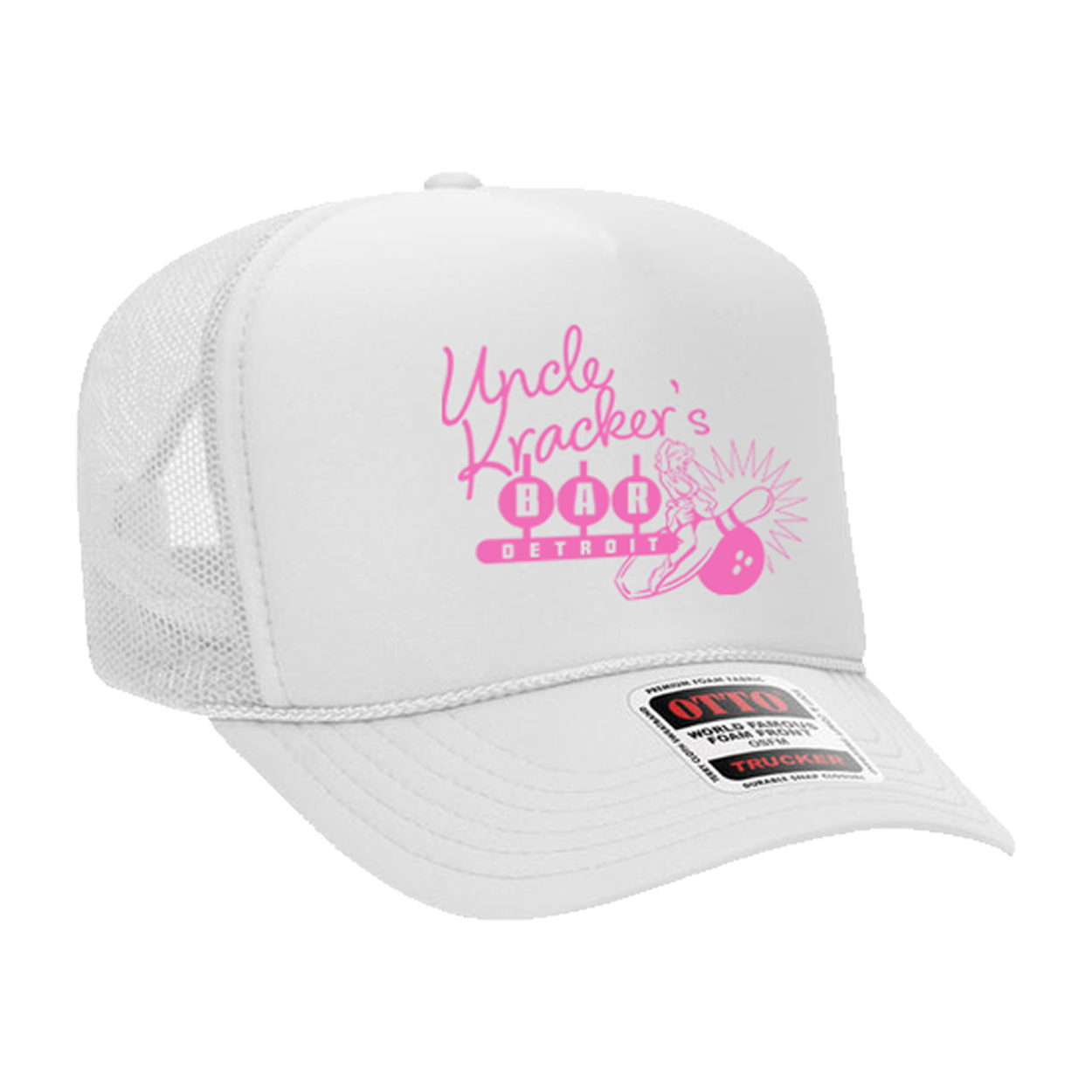 Bowling Trucker Hat [White]